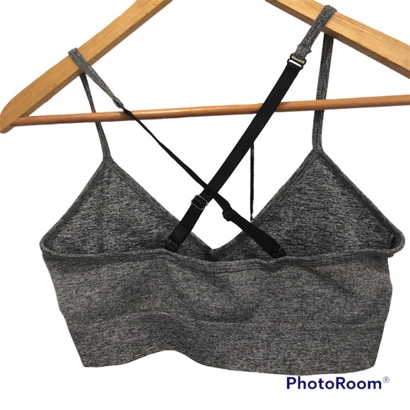 Skechers Women's Studio Seamless Cami Padded Deep V-Neck Cross-Back Lounge Bra,S - Picture 5 of 10